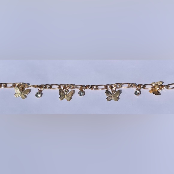 BOGO FREE Gold Plated Butterfly 🦋 Anklet. - Picture 3 of 5